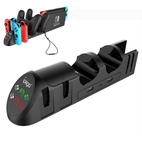

PG-9187 For Switch Pro / Joy-Con Gaming Controller Grip Gamepad Charger (Black)