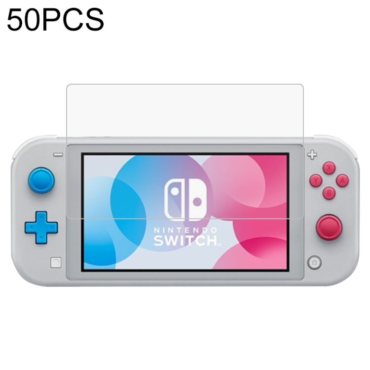

50 PCS Anti-scratch Tempered Glass Screen Film for Switch Lite