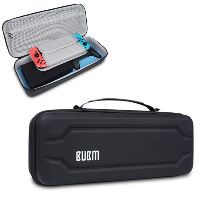 

BUBM Multi-function Portable Game Machine Handbag Storage Bag Protective Box for Nintendo Switch, Size : L