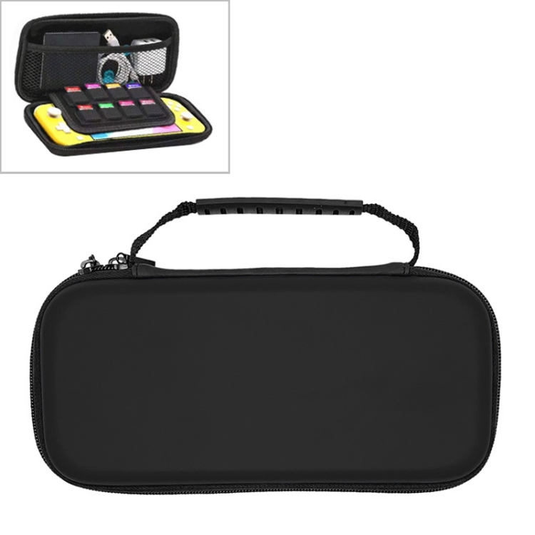 

Portable EVA Game Machine Storage Bag Protective Case Handbag for Switch Lite (Black)