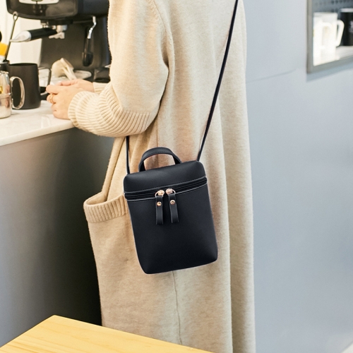 

Ladies Simple Casual Shoulder Messenger Bag Small Change Mobile Phone Crossbody Bucket Bag