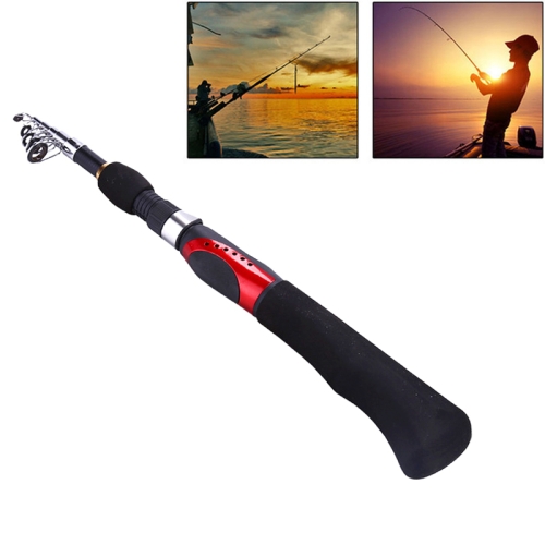 

HENGJIA 1.6m Straight Shank 7 Sections Portable Telescopic Fishing Pole, Min Length: 38.5cm