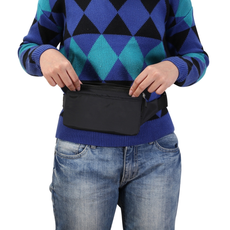 

Multi-function Universal Outdoor Mobile Phone Bag Shoulder Bag Waist Bag, Size: 11 x 20cm (Black)