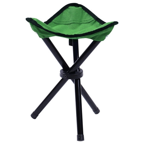 

Hiking Outdoor Camping Fishing Folding Stool Portable Triangle Chair Maximum Load 100KG Folding Chair Size:22 x 22 x 31cm (Green)