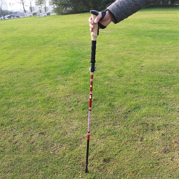 

Aotu AT7559 125cm Outdoor Camping Aluminum Alloy Cork Handle Lock 5 Alpenstock
