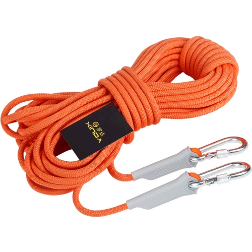 

XINDA XD-S9817 Outdoor Rock Climbing Hiking Accessories High Strength Auxiliary Cord Safety Rope, Diameter: 9.5mm, Length: 50m, Color Random Delivery