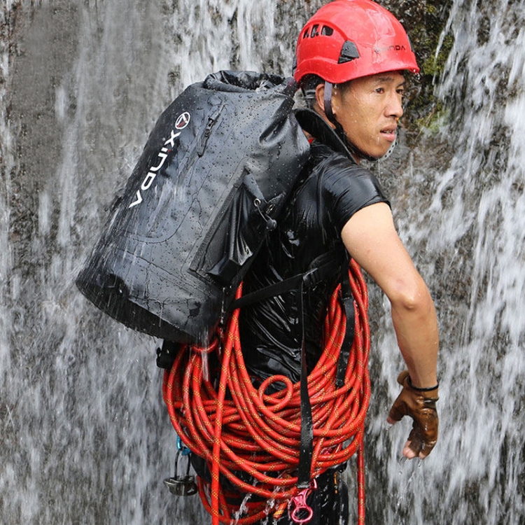 

XINDA H-BAG03 30L Outdoor Waterproof Upstream Storage Shoulder Mountaineering Bag(Black)