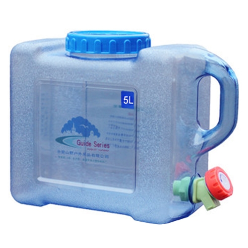 

Food Grade PC Drinking Water Storage Bucket Outdoor Camping Accessories, Capacity: 5L
