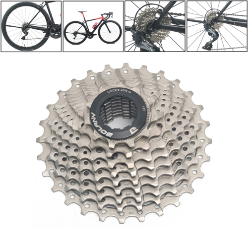 

BOLANY CSR928S 9-speed 11-28T Steel Card Type Road Bicycle Flywheel Bicycle Chain Wheel
