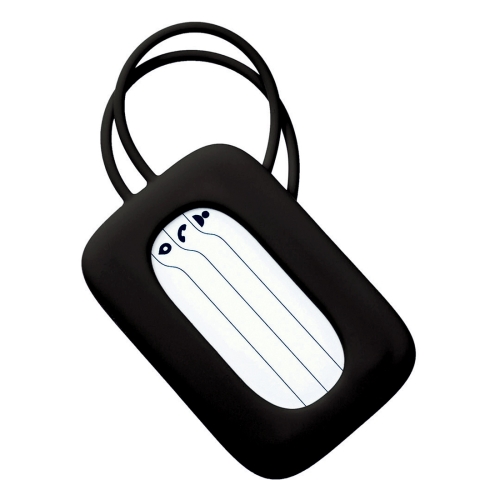 

Original Xiaomi 90Fun Colorful Silicone Luggage Tag Travel Bag Identification Tag(Black)