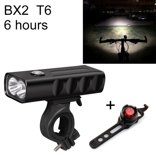 

BX2 USB Charging Bicycle Light Front Handlebar Led Light (6 Hours, T6+Gem Lamp)