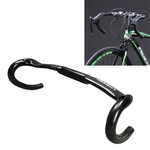 

TOSEEK 3T Carbon Fiber Inside Line Bending Handle Road Bike Handlebar, Size: 400mm (Black)