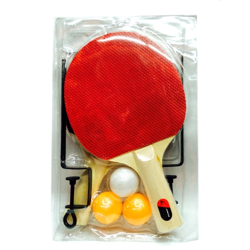 

4 in 1 Table Tennis Racket + Table Tennis + Net + Rack Set