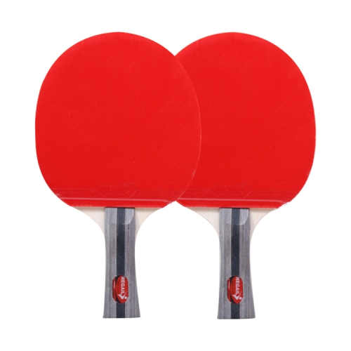 

REGAIL 8020 2 in 1 Long Handle Shakehand Ping Pong Racket + Ping Pong Ball Set for Training