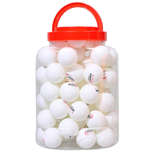 

REGAIL 60 PCS Barrel Celluloid Table Tennis Training Ball(White)