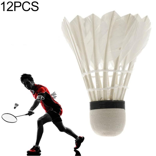 

REGAIL 1004 12 PCS Duck Feather Badminton Training Ball