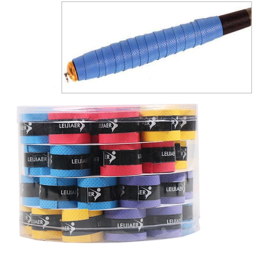 

REGAIL PU Leather Frosted Non-slip Sweat-absorbent Tape for Badminton Racket Handles / Fishing Rods, Five Colors Mixed