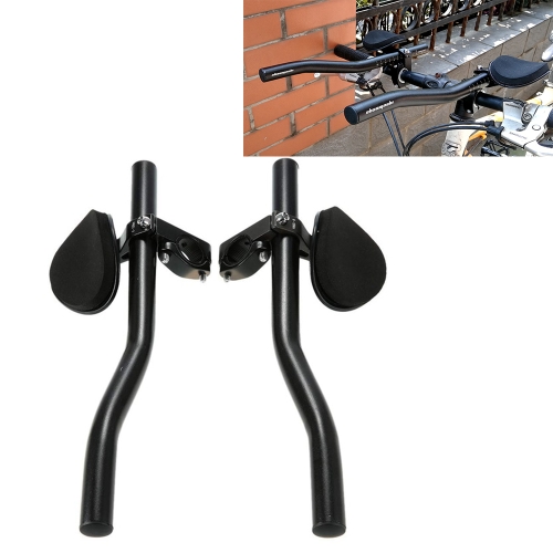 

SHANMASHI Bicycle Aluminum Alloy Handlebar Road TT Handlebar (Black)