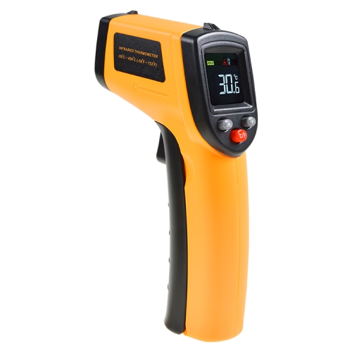 

GM333 Portable Digital Laser Point Infrared Thermometer, Temperature Range: -50-400 Celsius Degree