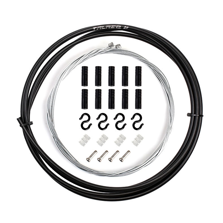 

7 in 1 Universal PVC Bicycle Variable Speed Cable Tube Set (Black)