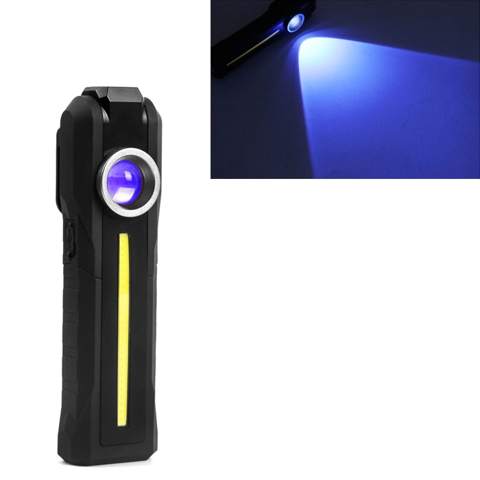 

1902A Flashlight Rechargeable Lantern 4 Lighting Mode(Purple Light)