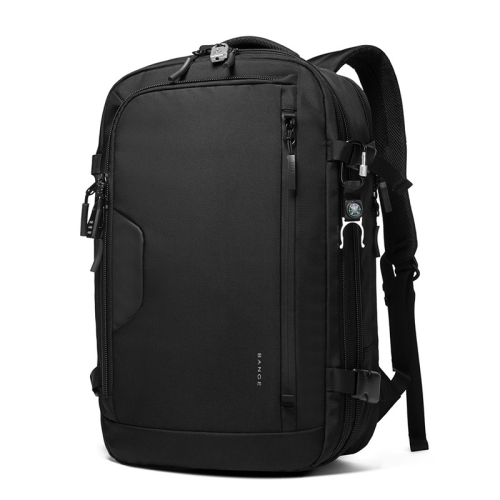 

BANGE Business Backpack Men Travel Waterproof Large Capacity Computer Shoulders Bag(Black)