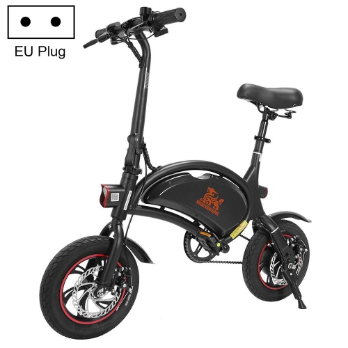 

[EU Warehouse] KUGOO KIRIN B1 Pro 250W Three-speed Adjustable Foldable Electric Bicycle Scooter with 12 inch Pneumatic Tires & LED Light & 10AH Lithium Battery & APP Control, EU Plug