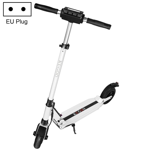 

[EU Warehouse] KUGOO S1 350W Height Adjustable Folding Electric Scooter with LCD Display & LED Lights & Three-speed Mode, Load Capacity: 120kg, EU Plug(White)