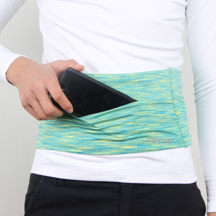 

Personal Large-capacity Stretch Tablet Pockets Travel Anti-theft Bag Phone Bag,Size: L(Green)