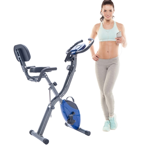 foldable upright exercise bike