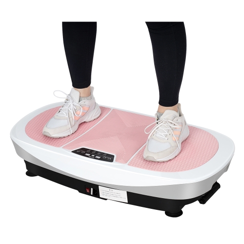 

[JPN Warehouse] 430W Wireless Remote Control 99 Speed Adjustable Household Lazy Body Shaping 4D Vibration Machine, JP Plug(Pink)