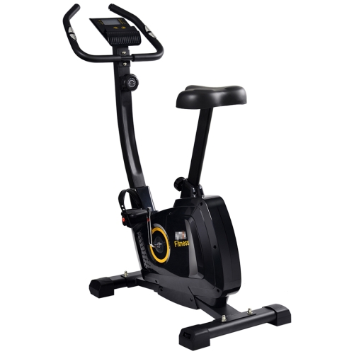 

[JPN Warehouse] Indoor Magnetic Control Spinning Bike Fitness Bicycle with Heart Rate Monitor Handle & LCD Display(Yellow)