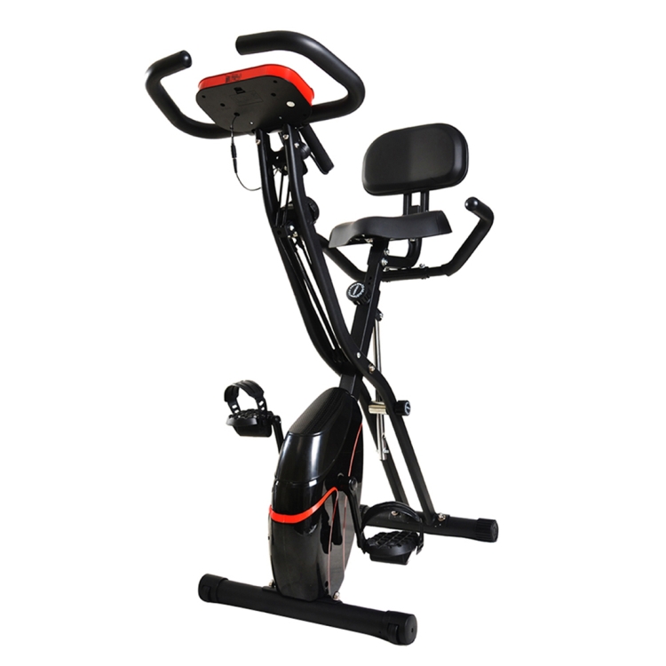 

[JPN Warehouse] 38492 X-shape Indoor Magnetic Control Spinning Bike Fitness Bicycle with Backrest & LCD Display(Black)