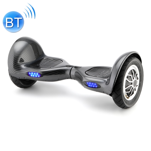 

[EU Warehouse] 10 inch Balance Scooter 350W 4.0Ah Two-wheeled Scooter with Bluetooth & Remote Control & LED Turn Signal Lights & Car Bag, Max Speed :15km/h (Carbon Fiber Black)