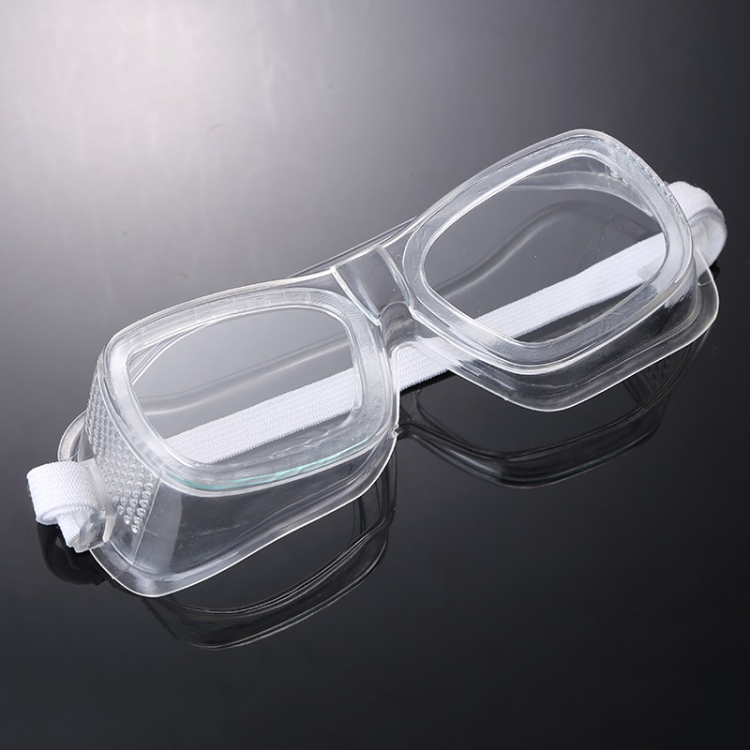 

15 PCS / Box Clear Vented Safety Goggles Eye Protection Soft Edge Sand-proof Dustproof Small Wind Mirror Set, L