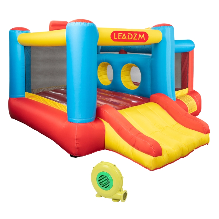 

[US Warehouse] LEADZM BH-001 Inflatable Castle Oxford Cloth Scraping Material Inflatable Bouncer with Air Blower