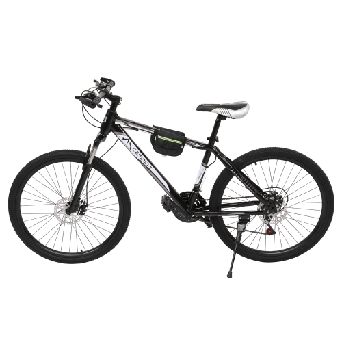 

[US Warehouse] 24 inch 21-speed Mountain Bike with Riding Bag（Black White）