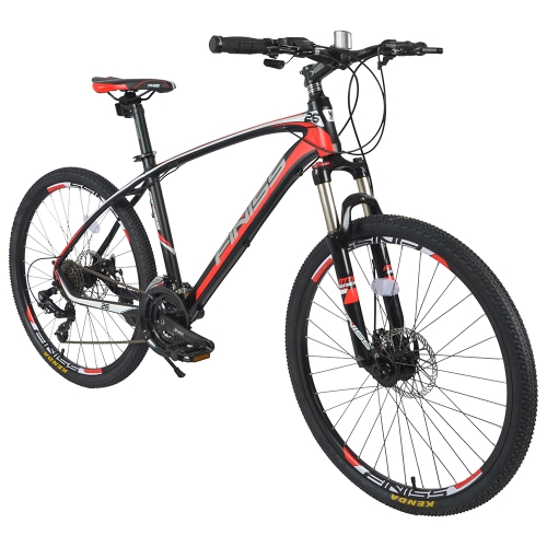 

[US Warehouse] FINISS 26 inch 24-speed Aluminum Mountain Bike(Red)