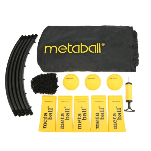 

Metaball 6 in 1 Outdoor Mini Inflatable Volleyball + Volleyball Net + Pump Spike-ball Game Set