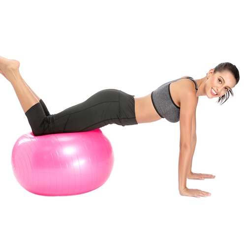 

Thickening Explosion-proof Big Yoga Ball Sport Fitness Ball Environmental Pregnant Yoga Ball, Diameter: 75cm(Pink)