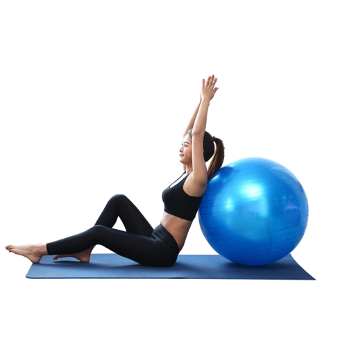 

Thickening Explosion-proof Big Yoga Ball Sport Fitness Ball Environmental Pregnant Yoga Ball, Diameter: 75cm(Blue)
