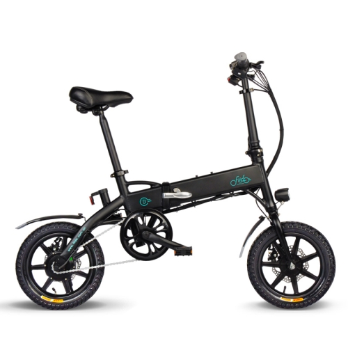 

[EU Warehouse] FIIDO D1 250W 14 inch Foldable Smart Scooter with USB Mobile Phone Holder(Black)