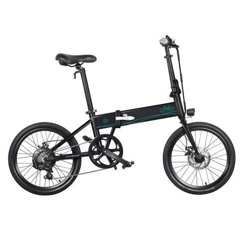 

[UK Warehouse] FIIDO D4S 10.4Ah 250W Three-speed Variable Speed 20 inch Spoke Wheel Foldable Electric Bicycle, Crack Speed Up To 30km/h (Black)