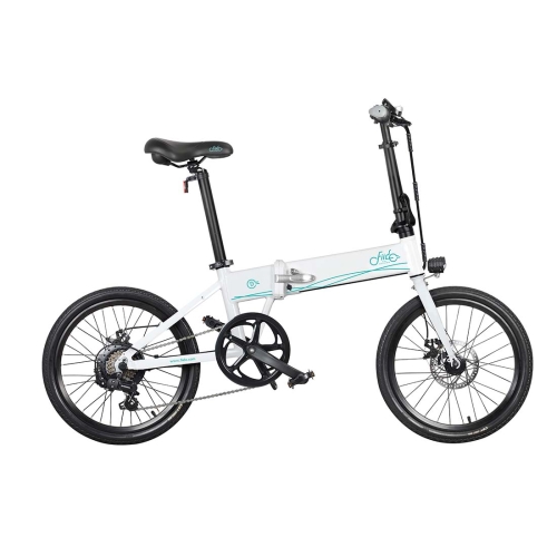 

[EU Warehouse] FIIDO D4S 10.4Ah 250W Three-speed Variable Speed 20 inch Spoke Wheel Foldable Electric Bicycle, Crack Speed Up To 30km/h(White)
