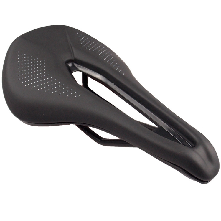 

BIKERSAY SZ001 Bicycle PU Leather Saddle Seat (Black)