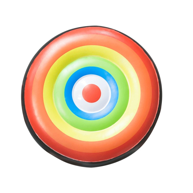 

PVC Round Household Creative Inflatable Wall-mounted Boxing Target (Rainbow)