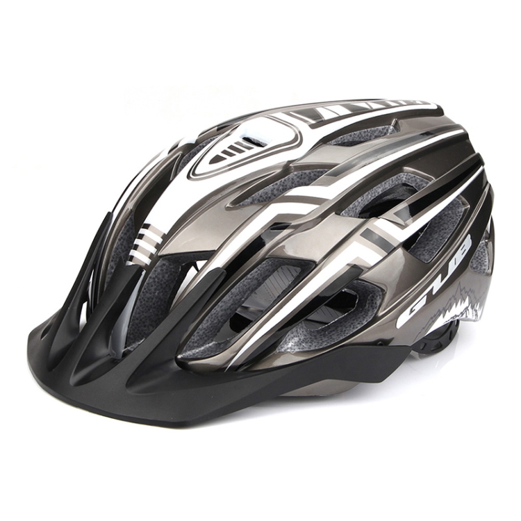 

GUB A2 Unisex Bicycle Helmet With Tail Light(Titanium Color)