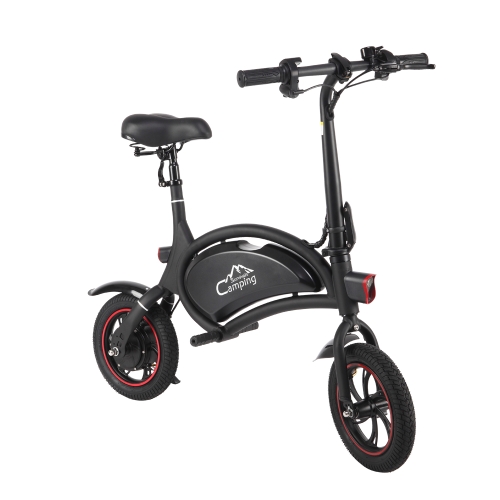 

[US Warehouse] Campingsurvivals 250W 20KM / H Foldable Electric Bicycle with 12 inch Tires & LED Lights