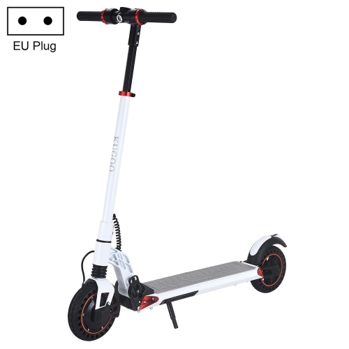 

[EU Warehouse] KUGOO S1 Plus Folding Electric Scooter with 8 inch Honeycomb Tires & 7.5AH Battery, EU Plug(White)