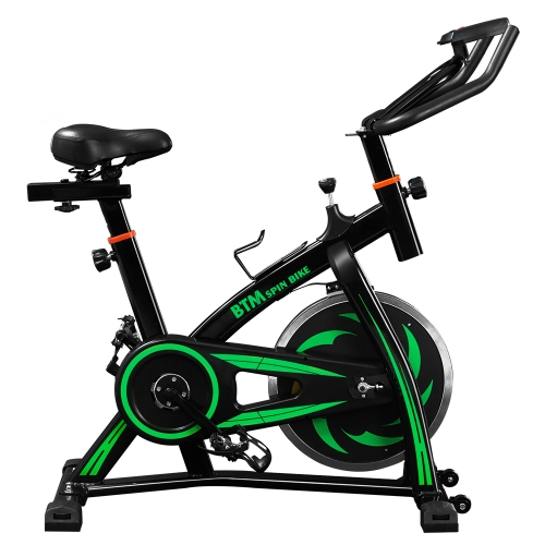 

[UK Warehouse] Indoor Sports Bike Data Monitoring Home Fitness Bike With Adjustable Handle, Seat And Resistance(Green)